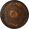 Ekena Millwork Athens Ceiling Medallion (Fits Canopies up to 3 5/8"), Hand-Painted Rust, 26 1/4"OD x 3 1/4"P CM27ATRUS - alternate 1